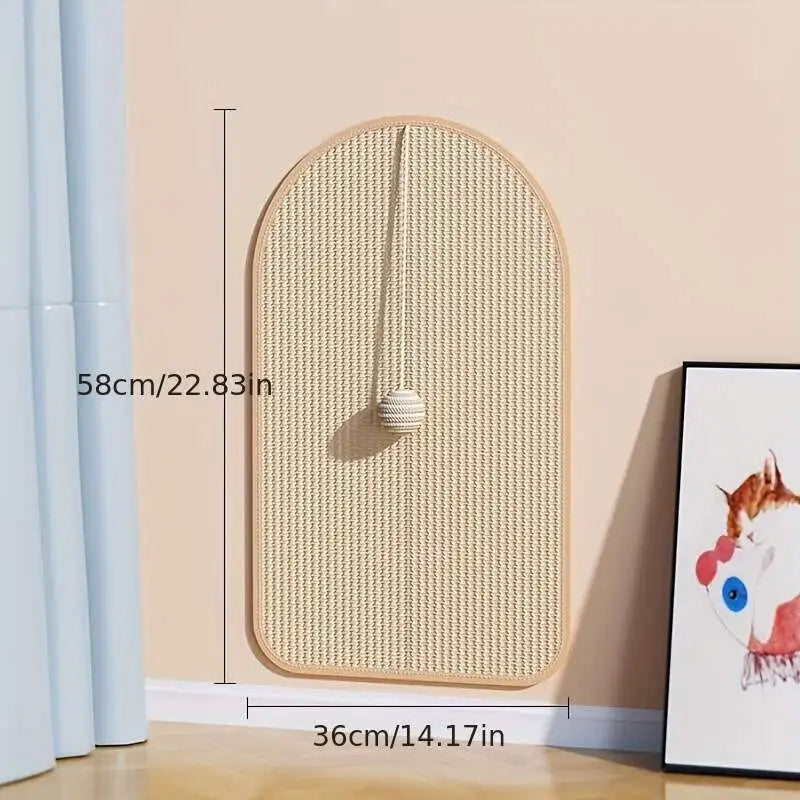 Sisal 3-in-1 Wall Cat Scratch Pad