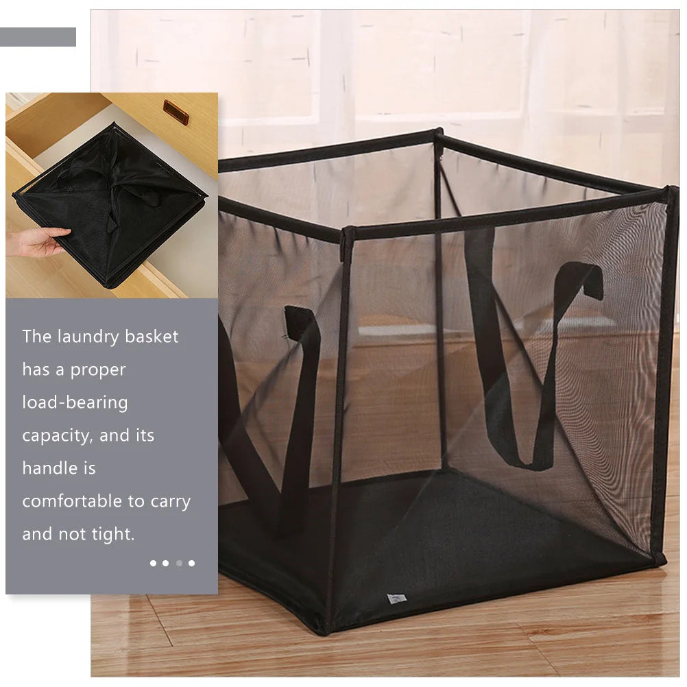 Foldable Mesh Laundry Hamper