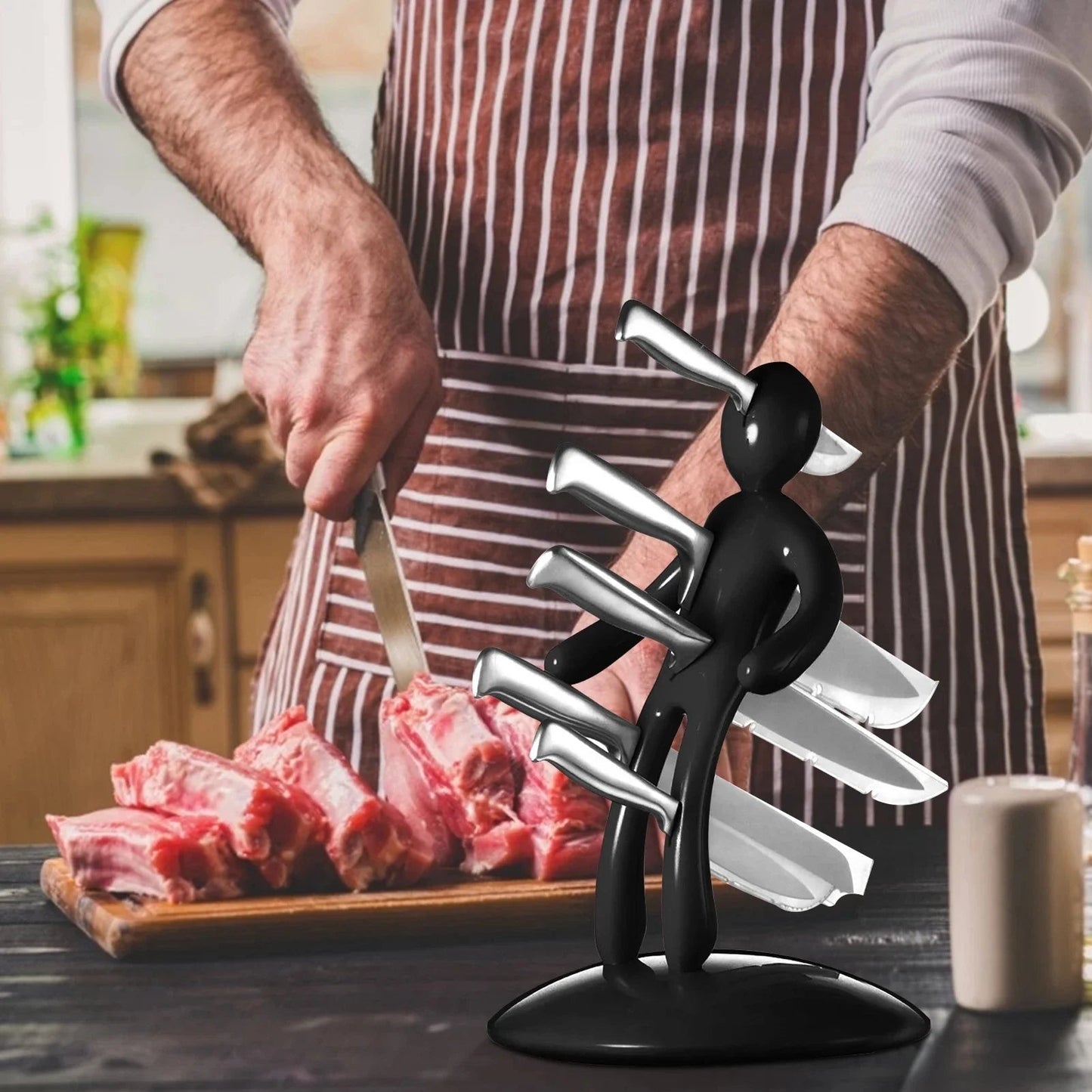 Humanoid Kitchen Knife Holder