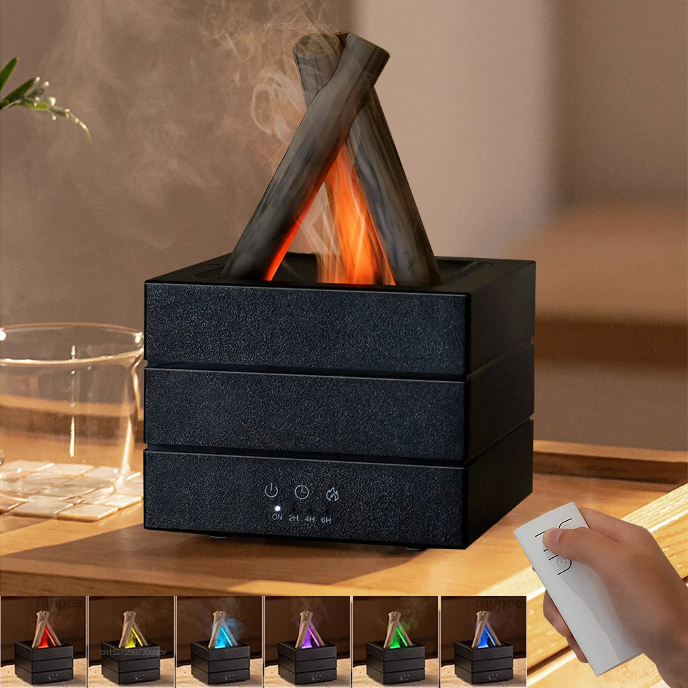 Realistic Flame Aroma Diffuser