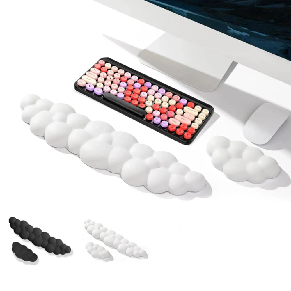 Memory Foam Cloud Wrist Rest Set