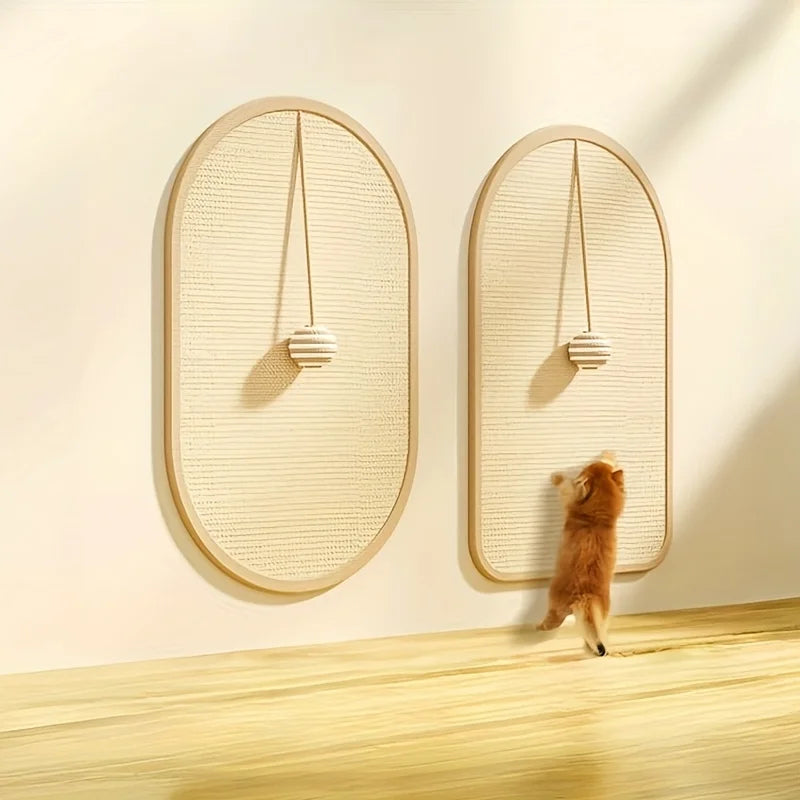 Sisal 3-in-1 Wall Cat Scratch Pad
