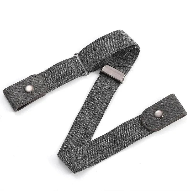 Invisible Elastic No-Buckle Belt