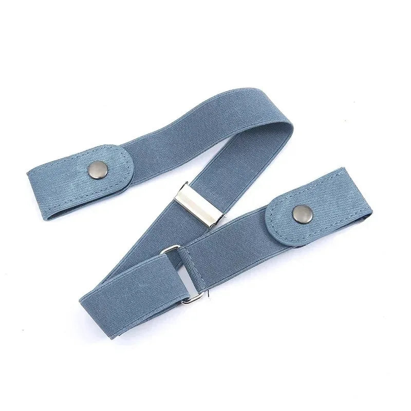 Invisible Elastic No-Buckle Belt