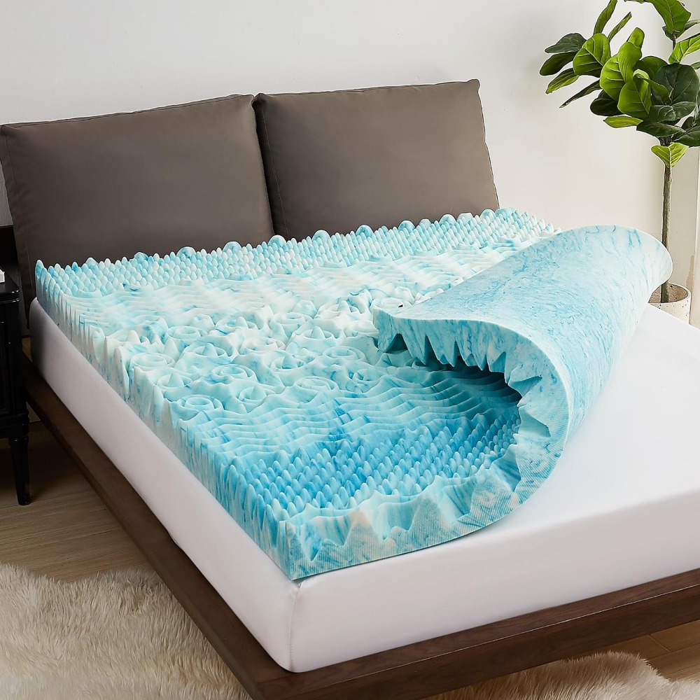 Cooling Egg Crate Mattress Topper