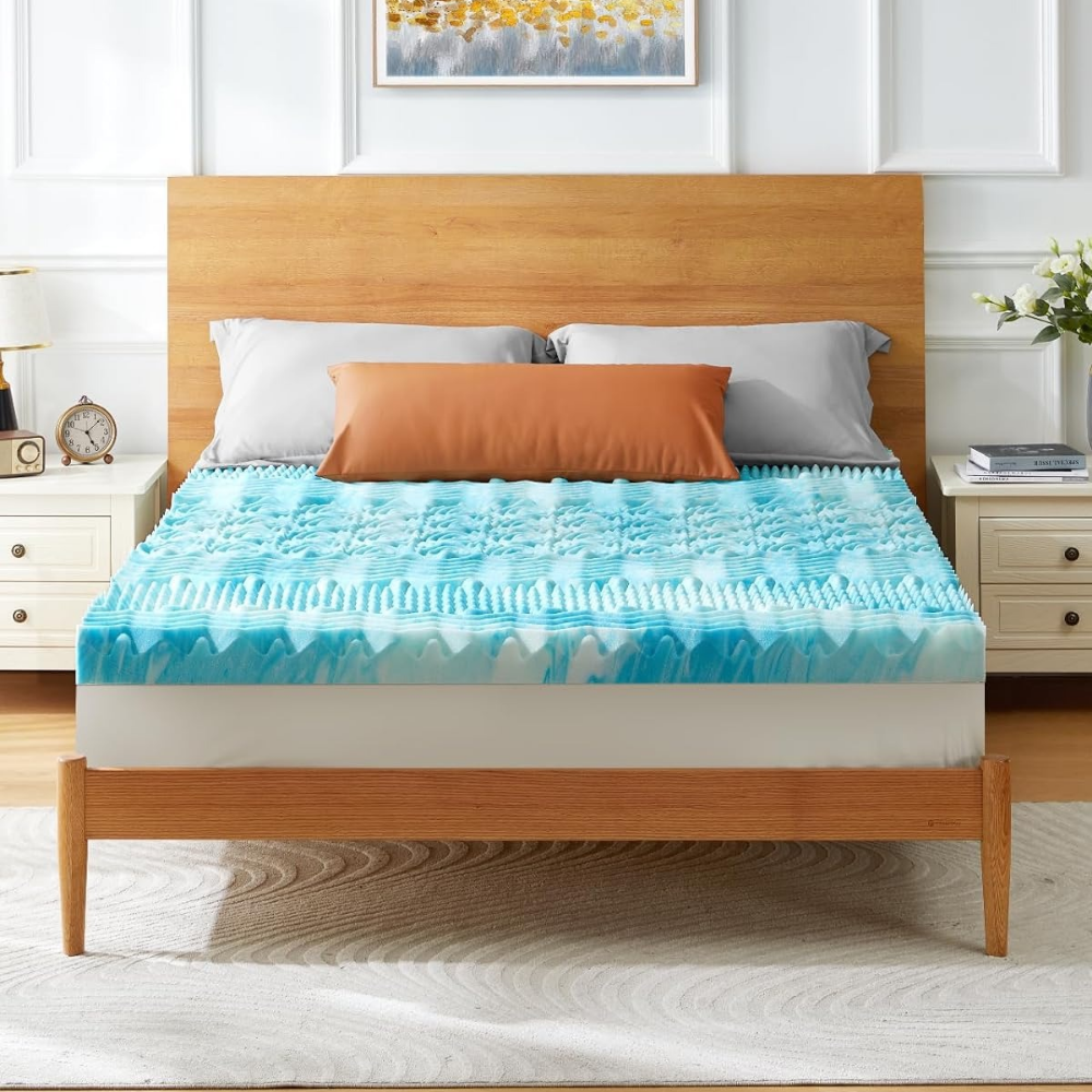 Cooling Egg Crate Mattress Topper