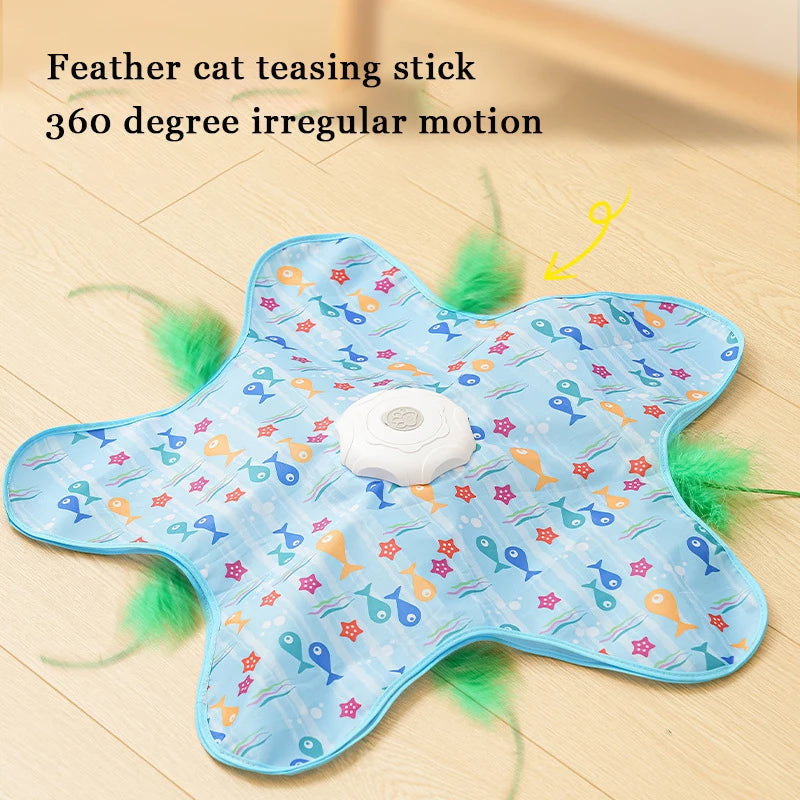 Automatic Hide and Seek Cat Toy