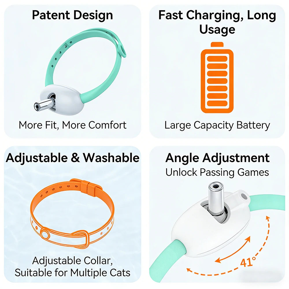 Interactive Laser Cat Collar