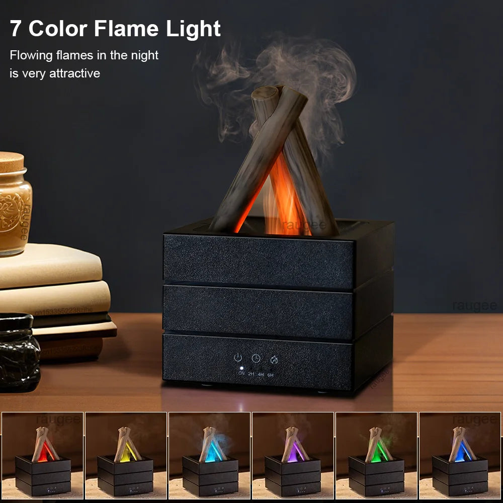 Realistic Flame Aroma Diffuser