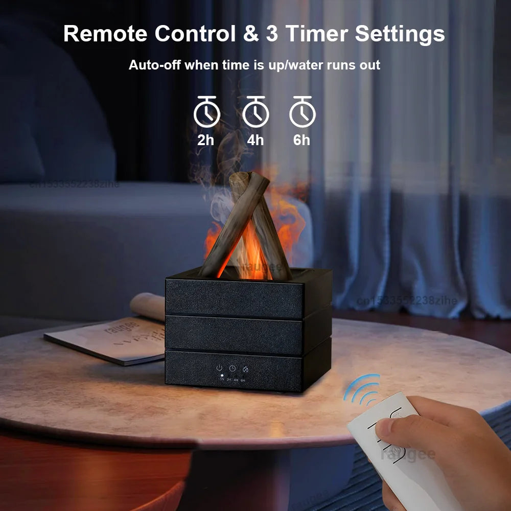 Realistic Flame Aroma Diffuser