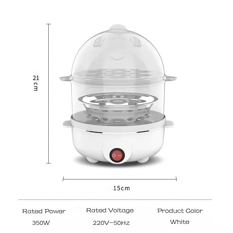 Double-Layer Electric Egg Cooker