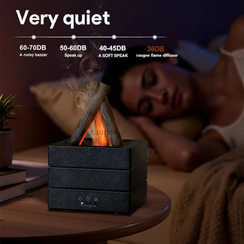 Realistic Flame Aroma Diffuser