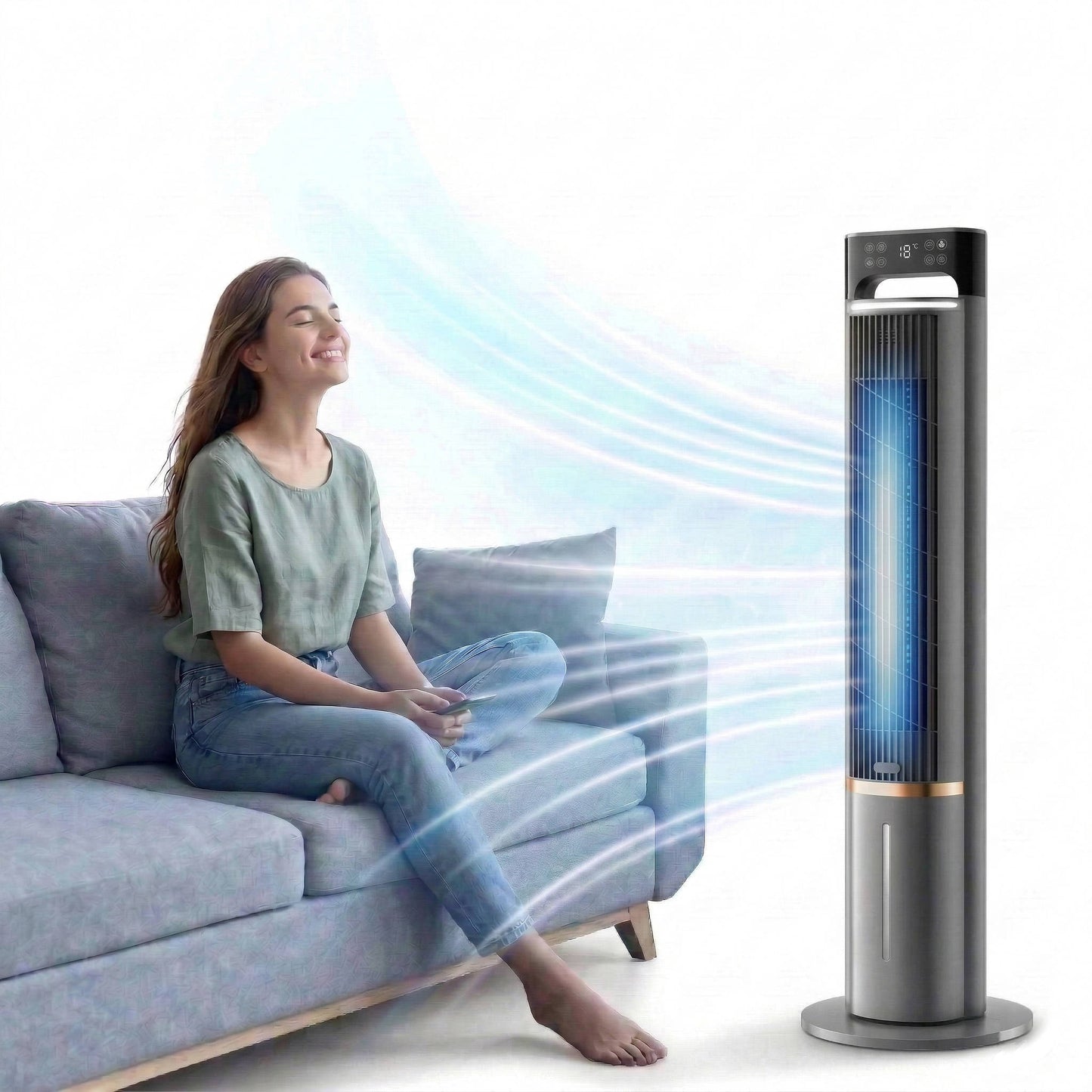 Smart Windowless Bedroom Air Cooler
