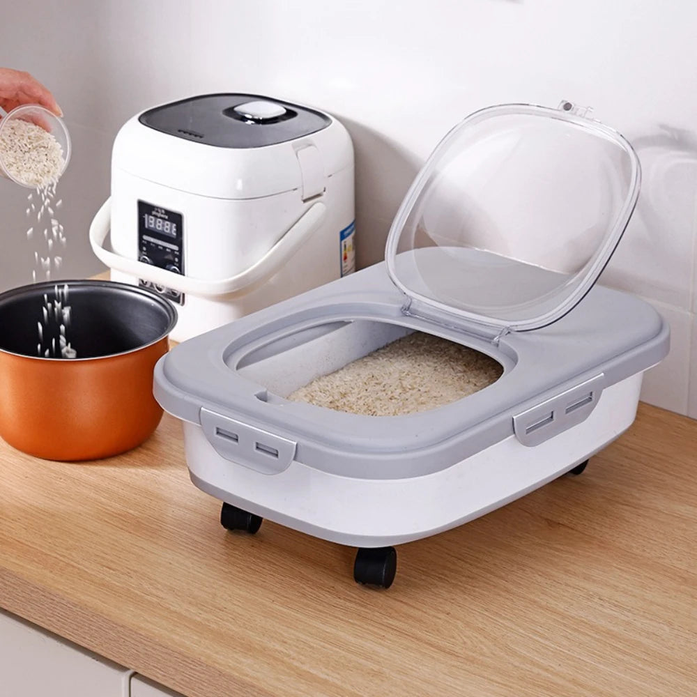 Foldable Food Storage with Wheels