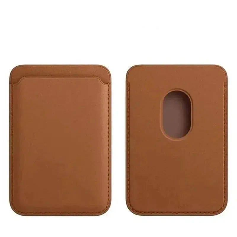 Magnetic Leather iPhone Card Holder