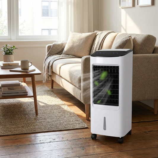Portable Air Cooler in living room