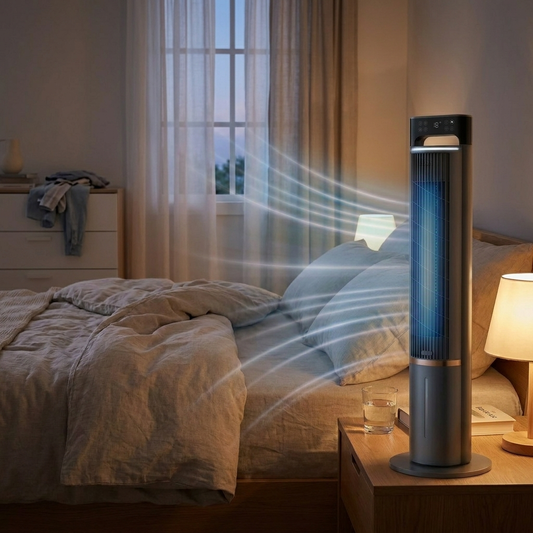 Quiet portable AC unit in bedroom