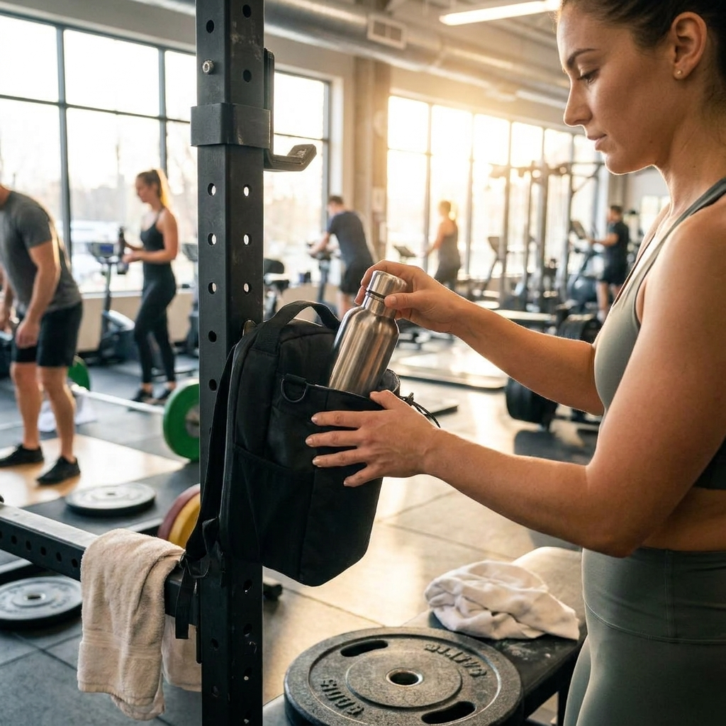 Fitness water bottle bag carried