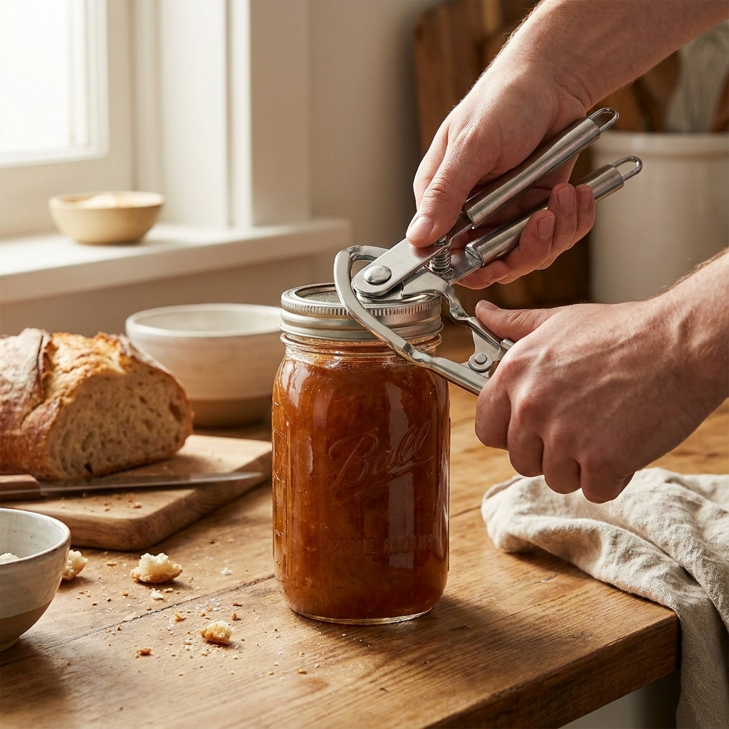 Multi-function jar opener opening jar