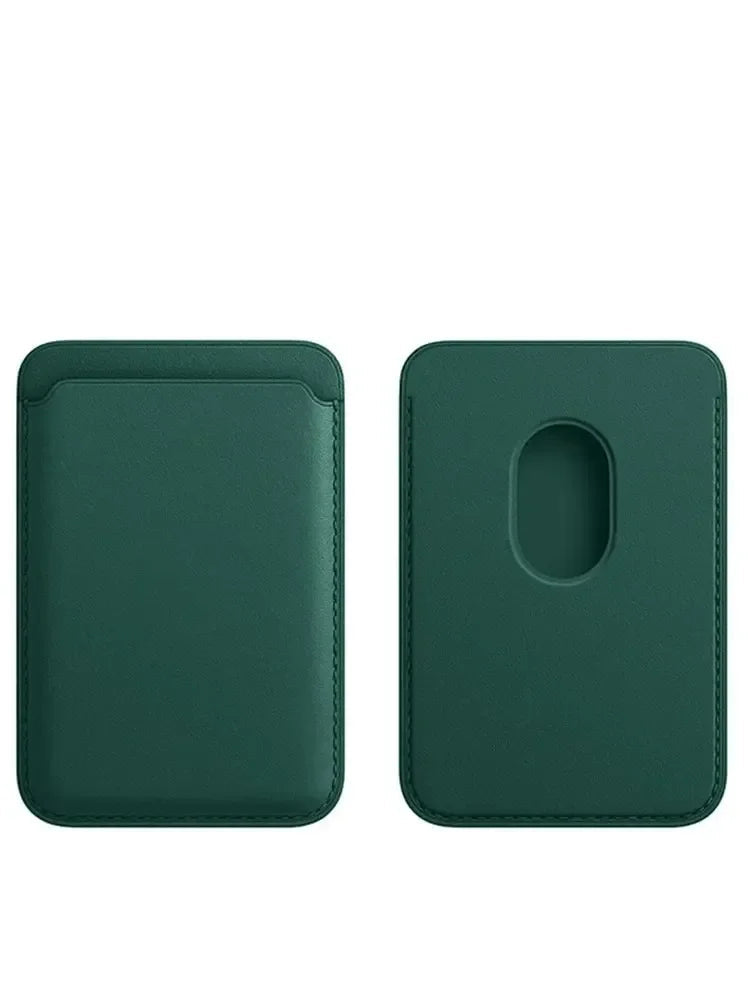 Magnetic Leather iPhone Card Holder