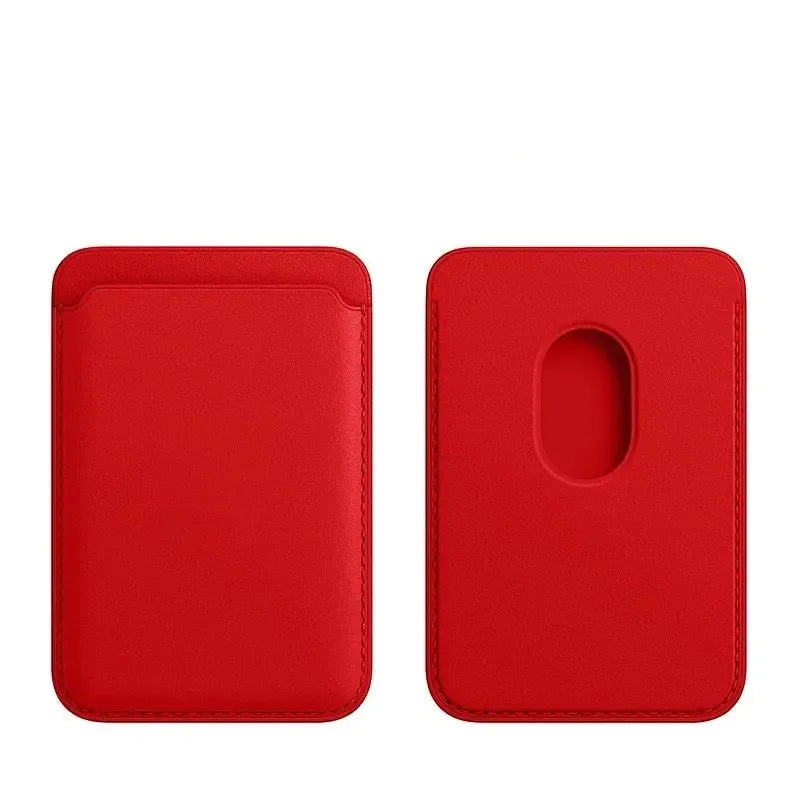 Magnetic Leather iPhone Card Holder