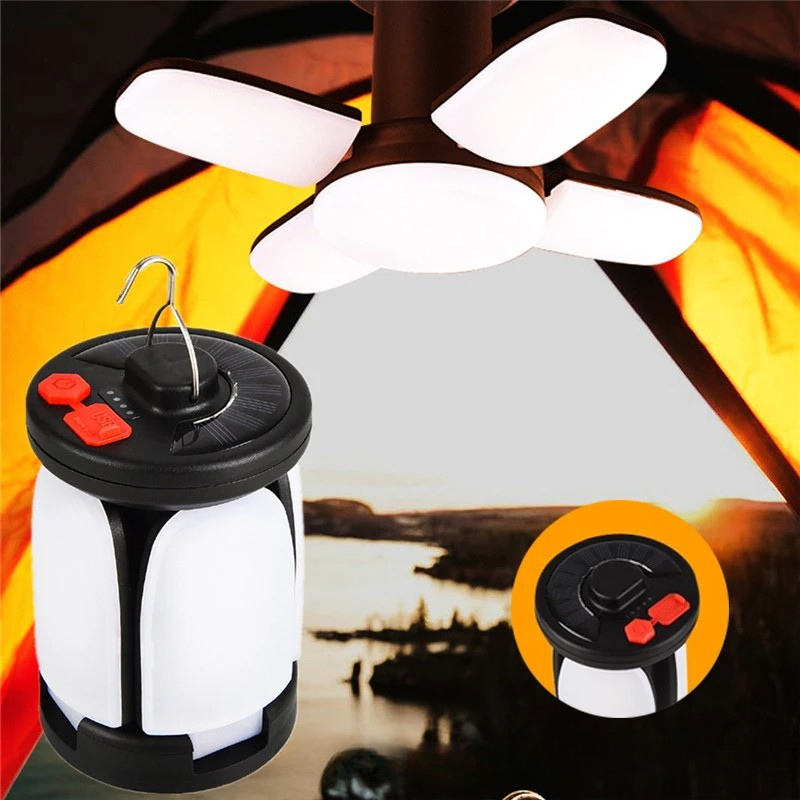 Solar USB Folding Camping Lantern