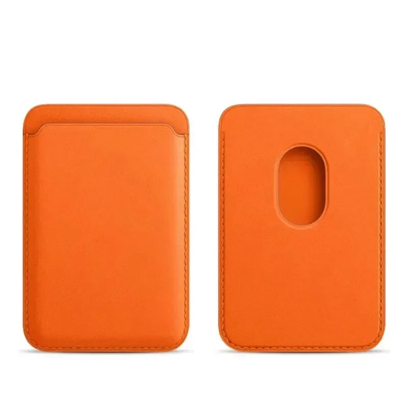 Magnetic Leather iPhone Card Holder
