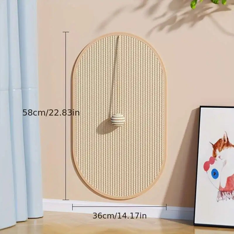 Sisal 3-in-1 Wall Cat Scratch Pad