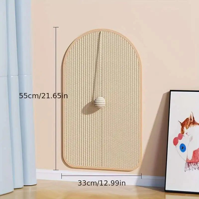 Sisal 3-in-1 Wall Cat Scratch Pad